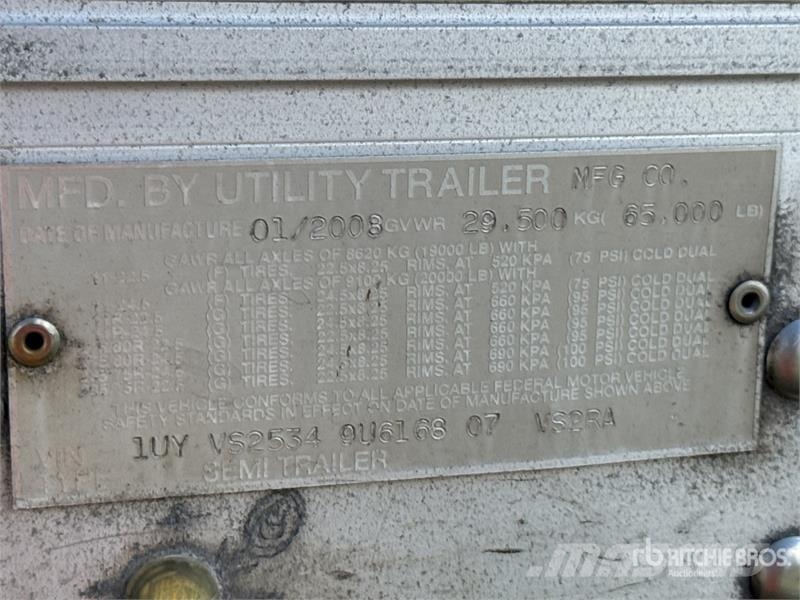 Utility VS2RA 53 ft x 102 in T/A Refrigerated Trailer Kühlauflieger