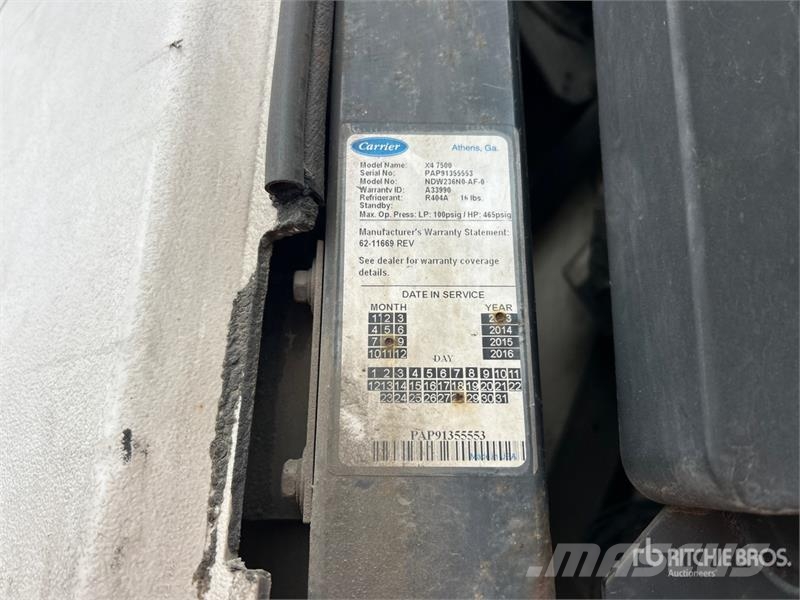 Utility VS2RA 53 ft x 102 in T/A Refrigerated Trailer Температурно-контролирани полуремаркета
