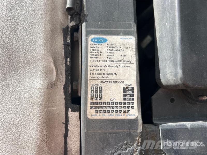 Utility VS2RA 53 ft x 102 in T/A Refrigerated Trailer Külmikpoolhaagised
