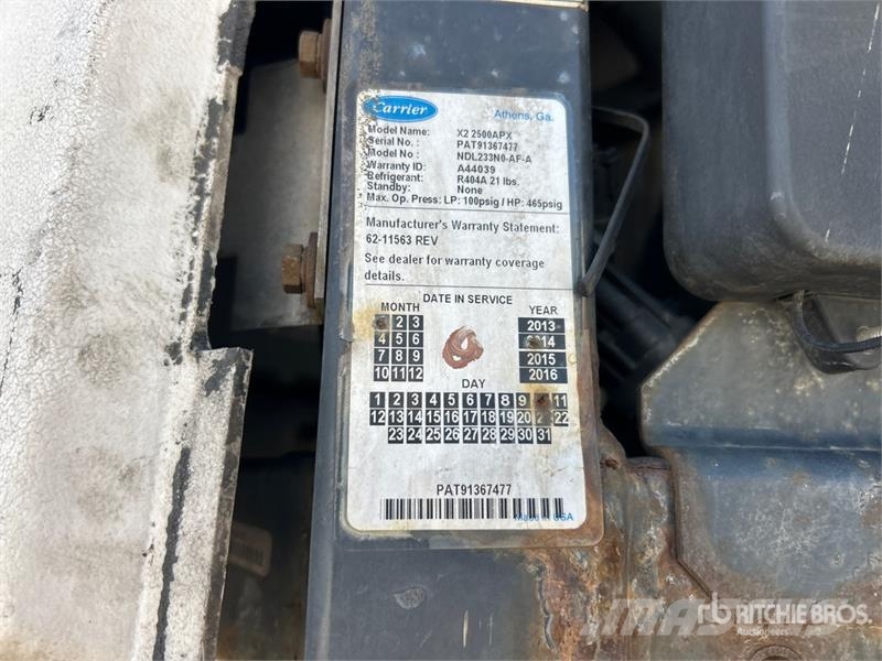 Utility VS2RA 53 ft x 102 in T/A Refrigerated Trailer 控溫式半拖車