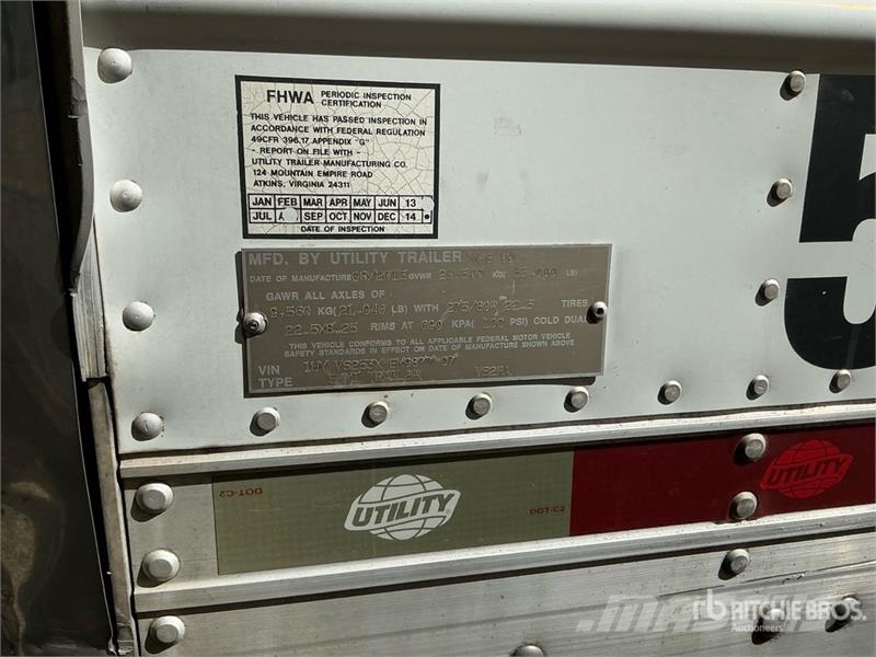 Utility VS2RA 53 ft x 102 in T/A Refrigerated Trailer Poluprikolice hladnjače