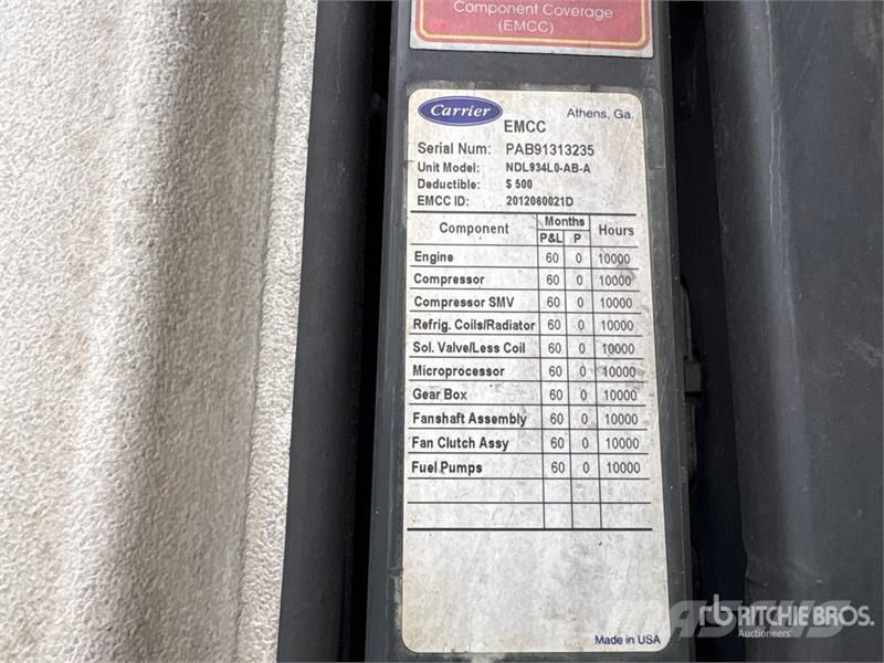 Utility VS2RA 53 ft x 102 in T/A Refrigerated Trailer Hladilne polprikolice