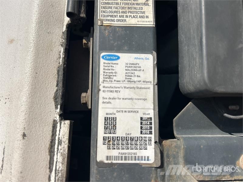 Utility VS2RA 53 ft x 102 in T/A Refrigerated Trailer Puspriekabės su izoterminiu kėbulu