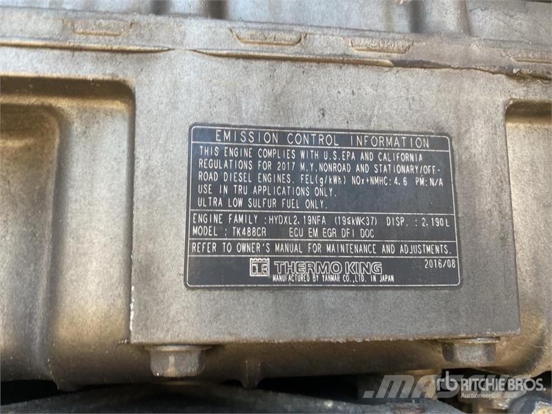 Utility VS2RA 53 ft x 102 in T/A Refrigerated Trailer Kylmä-/Lämpökoripuoliperävaunut