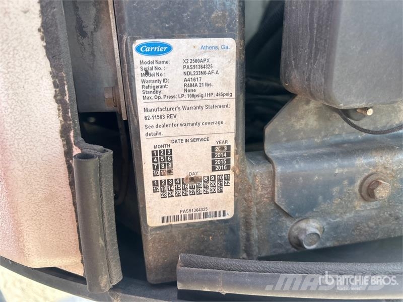 Utility VS2RA 53 ft x 102 in T/A Refrigerated Trailer 控溫式半拖車