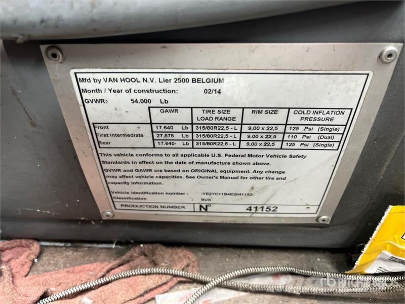 Van Hool 6x4 Bus Mikroautobusi