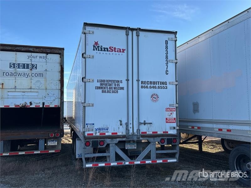 Vanguard 53 ft x 102 in T/A REM MAXCUBE Van Trailer Прицепы-фургоны