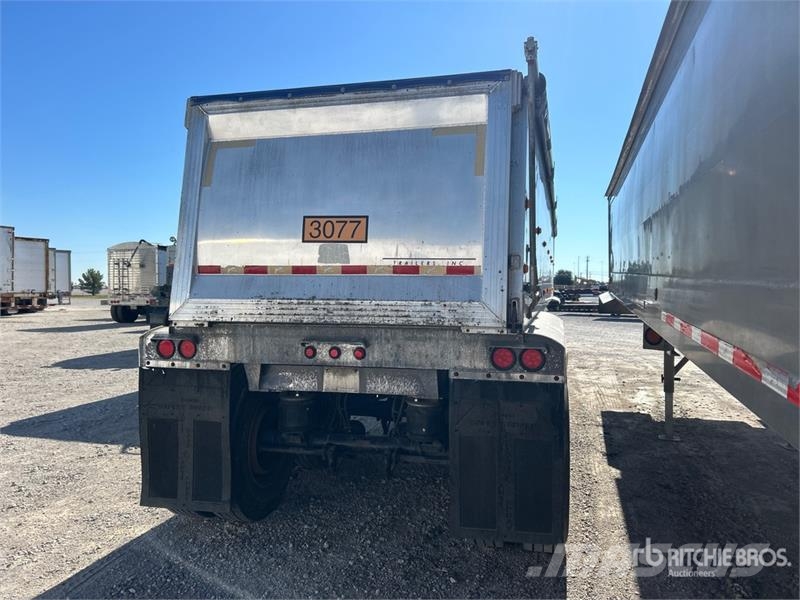 Vanguard S-85-SS 39 ft T/A Aluminum Frameless End Dump Trai Bañera