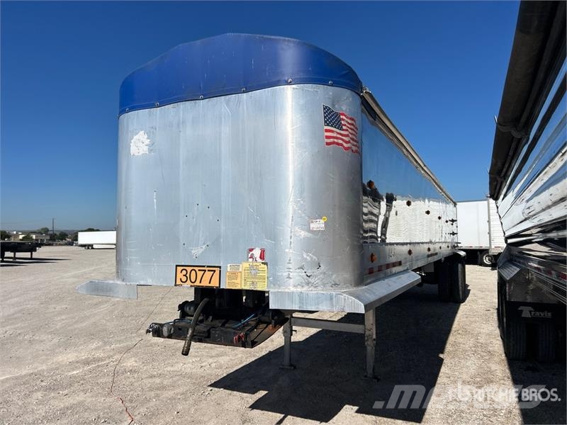 Vanguard S-85-SS 39 ft T/A Aluminum Frameless End Dump Trai Bañera