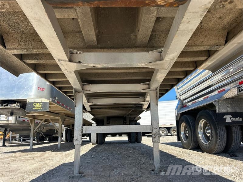 Vanguard S-85-SS 39 ft T/A Aluminum Frameless End Dump Trai Bañera
