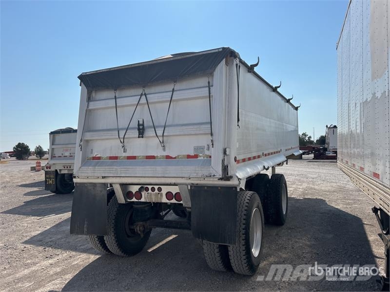 Vantage S-90 28 ft T/A Aluminum End Dump Trailer Bañera