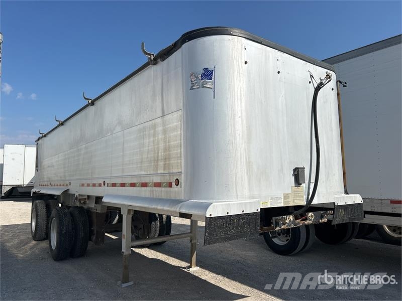 Vantage S-90 28 ft T/A Aluminum End Dump Trailer Bañera