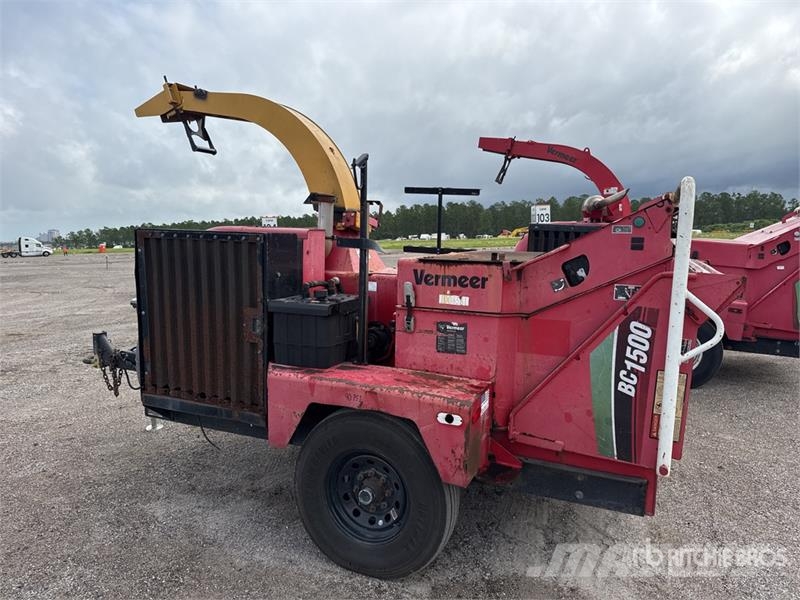 Vermeer 1500 Tow-Behind Tow Behind Wood Chipper Дробилки древесины