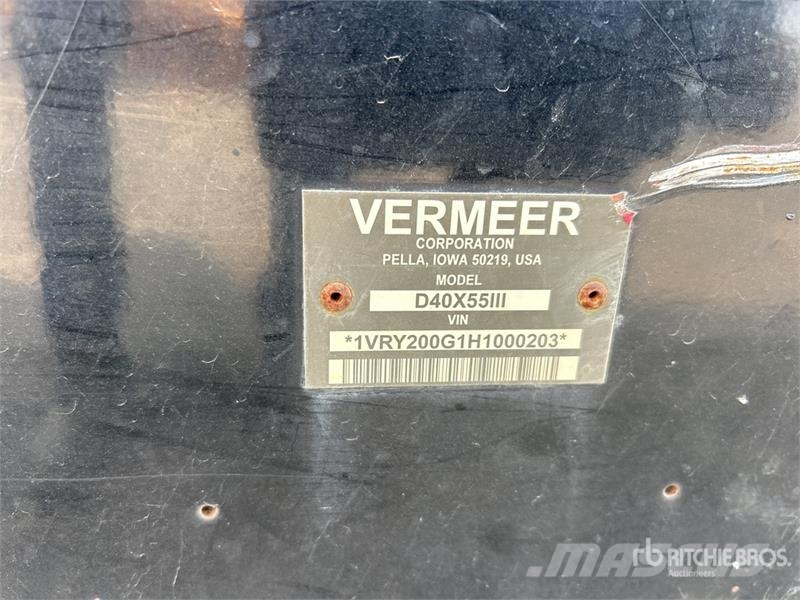 Vermeer D40X55III Directional Drill Horizontālā virziena urbšanas iekārtas