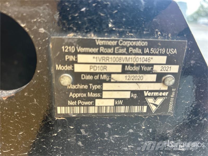 Vermeer PD10R Crawler Mounted Post Driver معدات البناء - غير ذلك