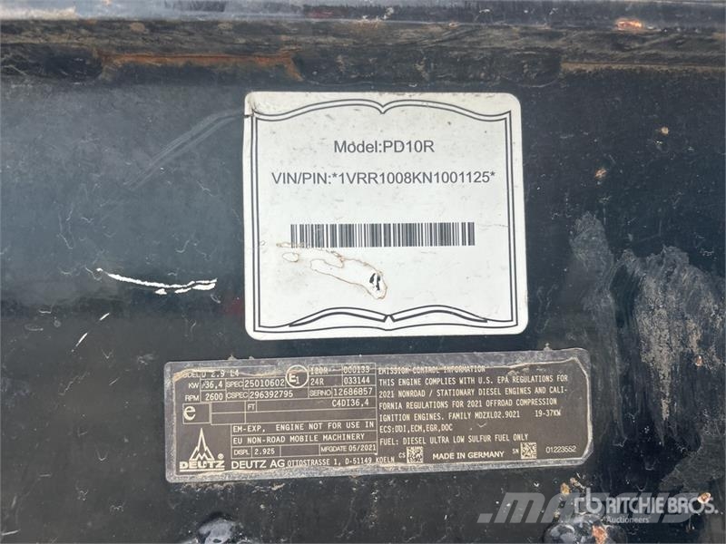 Vermeer PD10R Crawler Mounted Post Driver Muut koneet