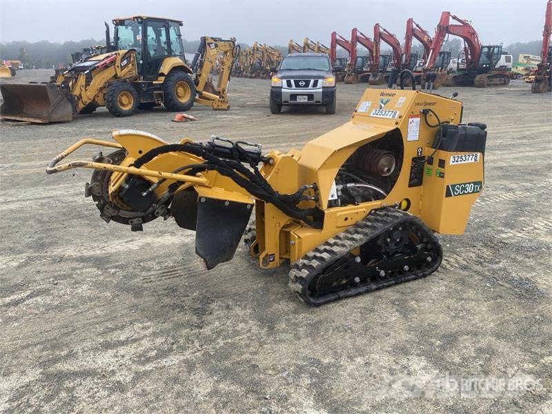 Vermeer SC30TX Tracked Stump Grinder Såbäddsharvar och rototillers
