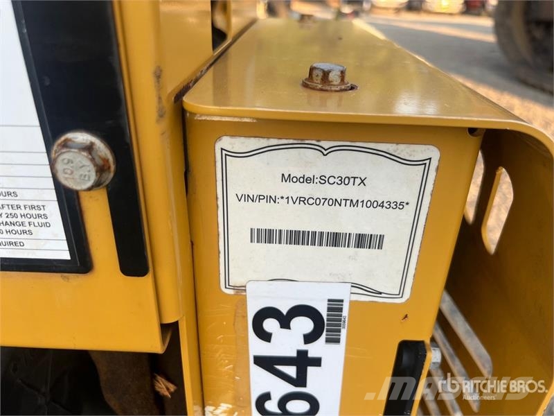 Vermeer SC30TX Tracked Stump Grinder Поглинальні борони / грунтові фрези