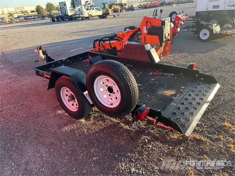 Vermeer TLR33 9 ft S/A Trencher Trailer Zemie treileri