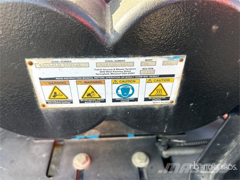 Vermeer Vac-Tron CV573GT T/A Vacuum Excavation Unit Sondaj ekipmanı aksesuarları ve yedek parçaları