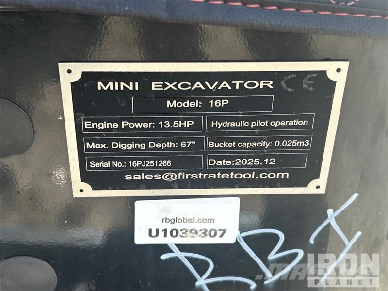 Vicsec 16P Mini Excavator Miniescavadeiras < 7t (Mini escavadeiras)
