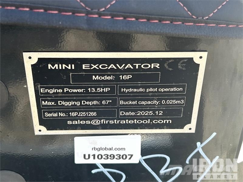 Vicsec 16P Mini Excavator Miniescavadeiras < 7t (Mini escavadeiras)