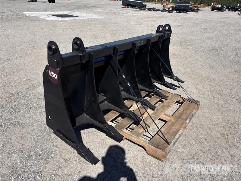 Virnig 72 in Skid Steer Rake Alte componente