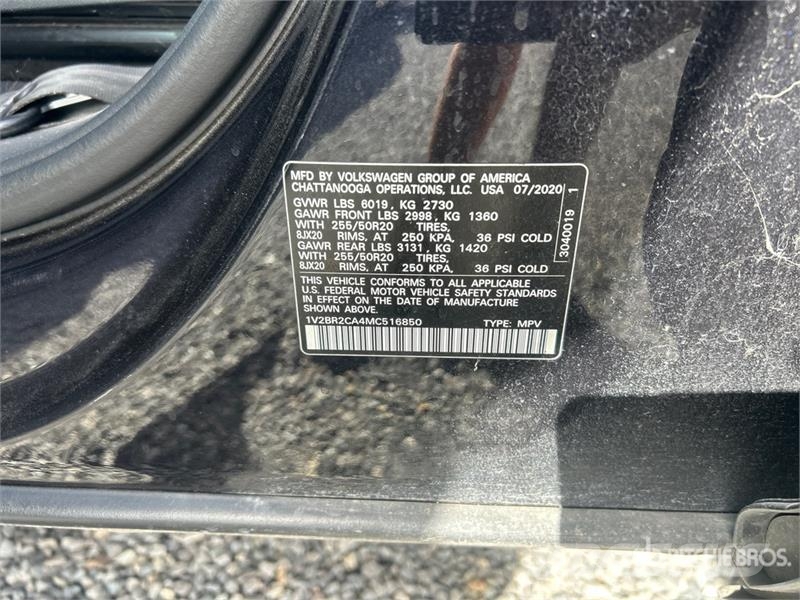 Volkswagen Atlas 2WD SUV (Inoperable) Automobili
