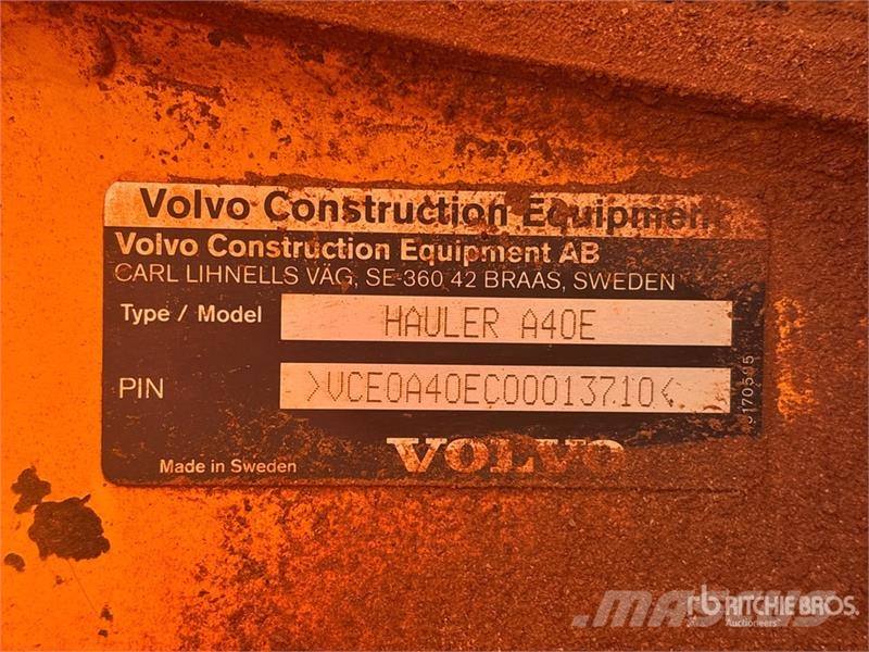 Volvo A40E 연결식 홀러