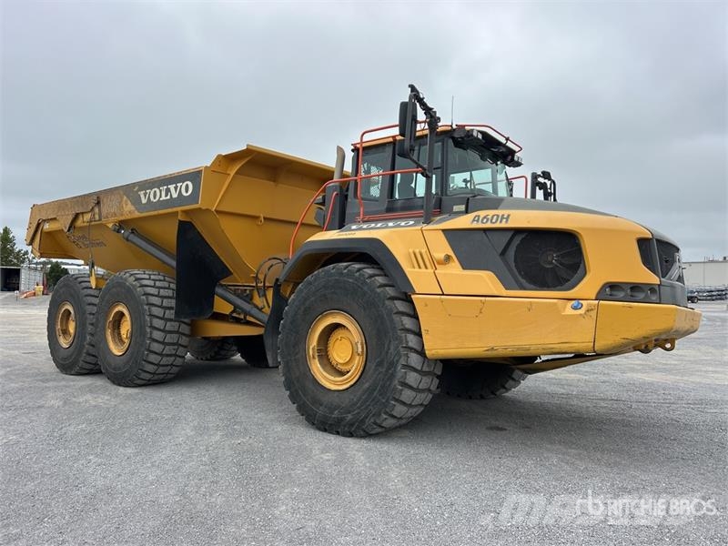 Volvo A60H Articulated Dump Truck Belden kirma kaya kamyonu