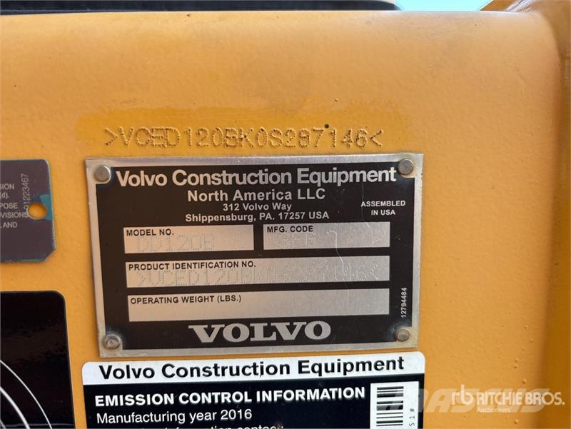 Volvo DD120B Double Drum Roller Twin drum rollers