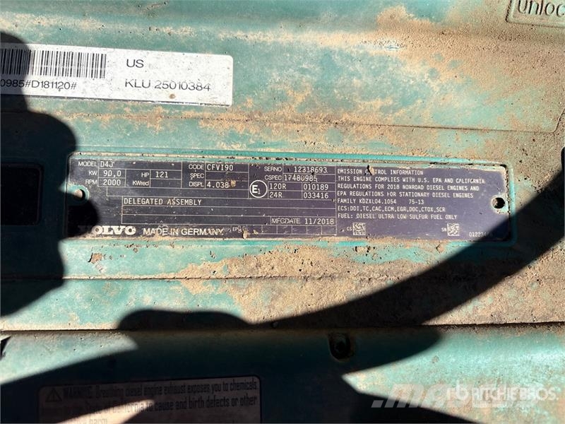 Volvo EC140EL Bageri gusjeničari