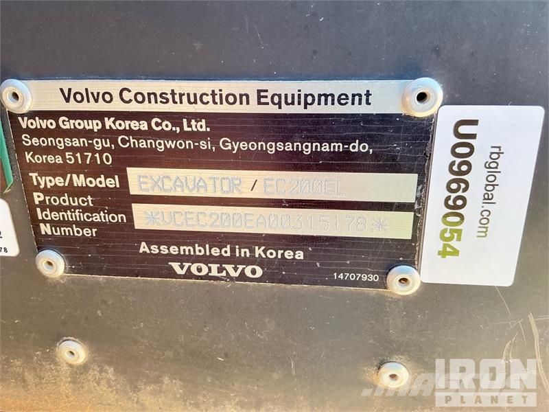 Volvo EC200EL Tracked Excavator Raupenbagger