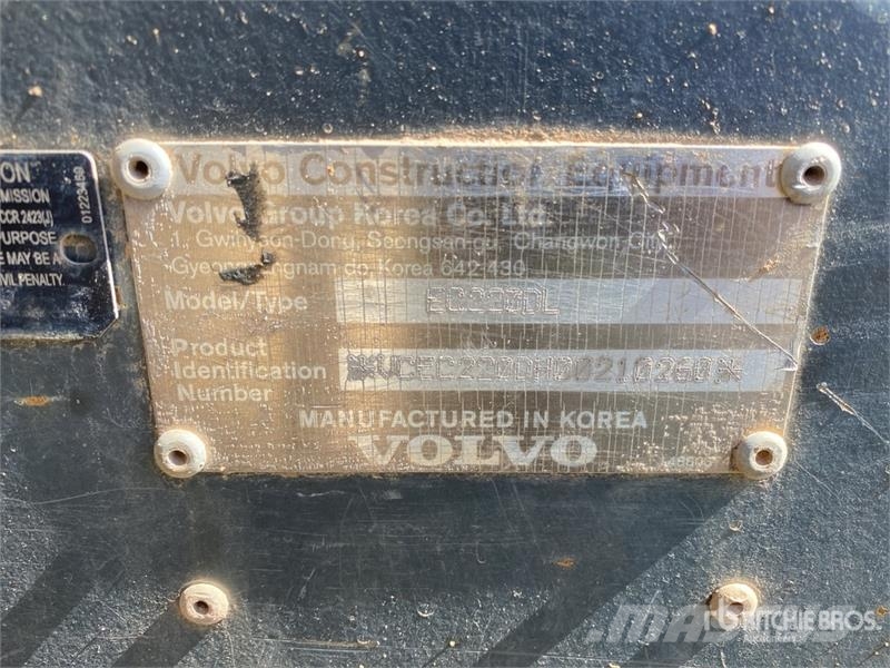 Volvo EC220 DL Tracked Excavator Bagri goseničarji