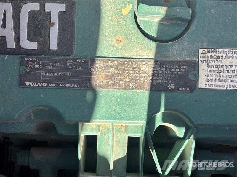 Volvo EC250E Tracked Excavator Roomikekskavaatorid