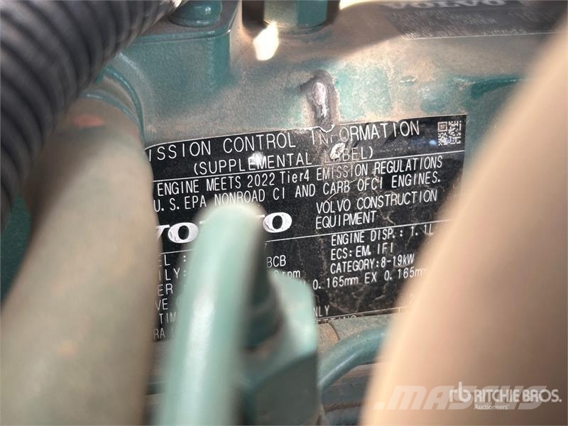 Volvo EC27D Mini Excavator Mini bagri <7t