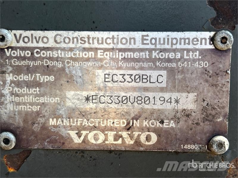 Volvo EC330BLC Roomikekskavaatorid