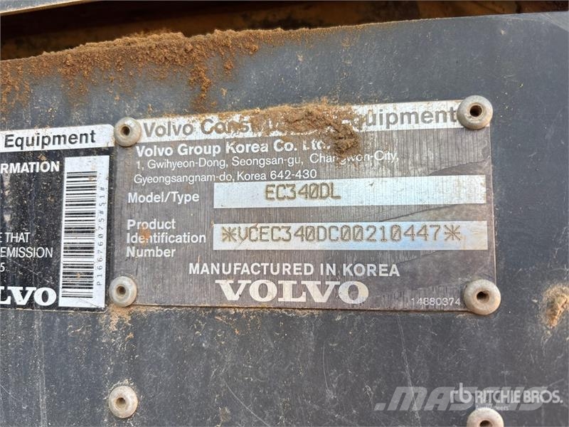 Volvo EC340D Tracked Excavator Pelle sur chenilles