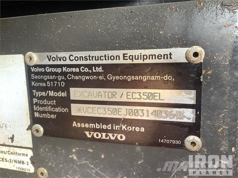 Volvo EC350E L Tracked Excavator Escavatori cingolati