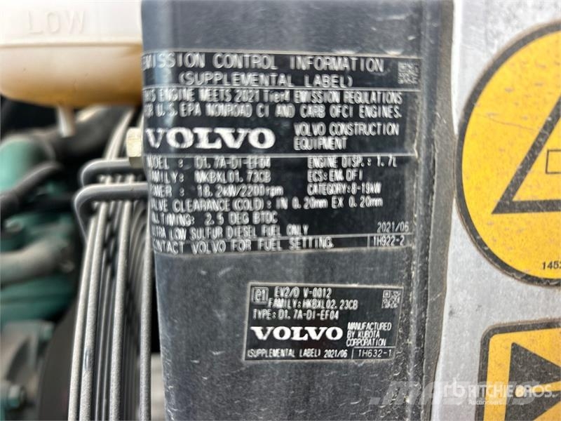 Volvo EC35D Mini bagri <7t