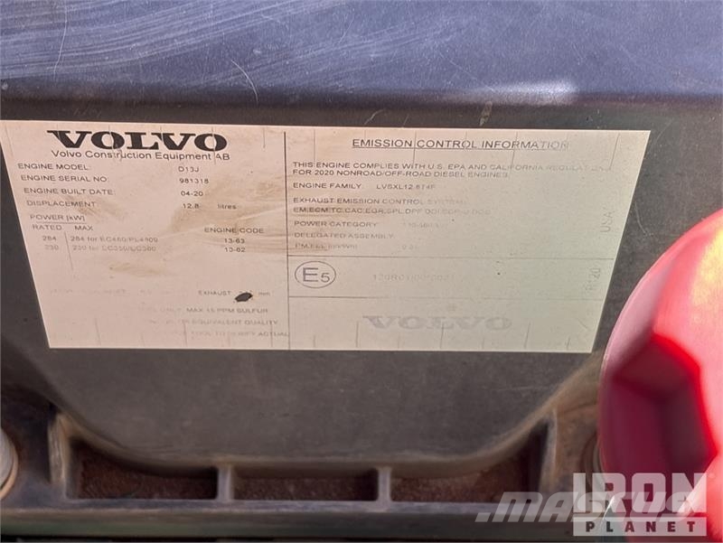 Volvo EC480EL Tracked Excavator Lánctalpas kotrók