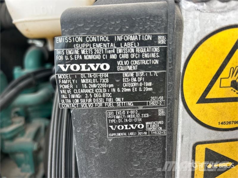 Volvo ECR40D Mini bagri <7t
