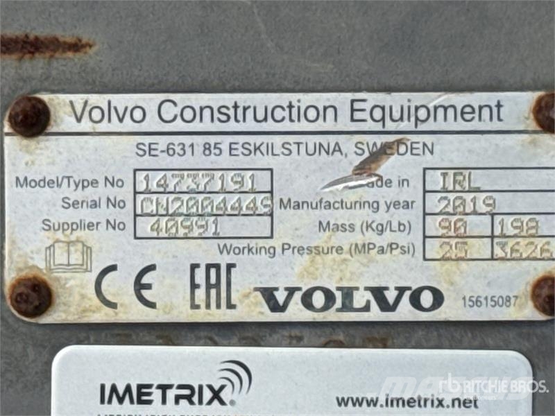 Volvo ECR88QC 10 in Quick Coupler Uniőes rápidas