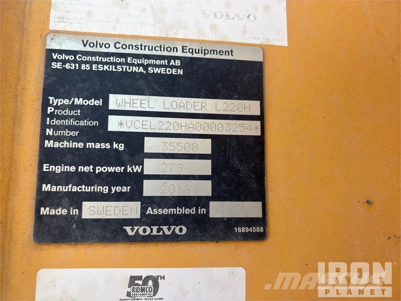 Volvo L220H Wheel Loader 轮式装载机