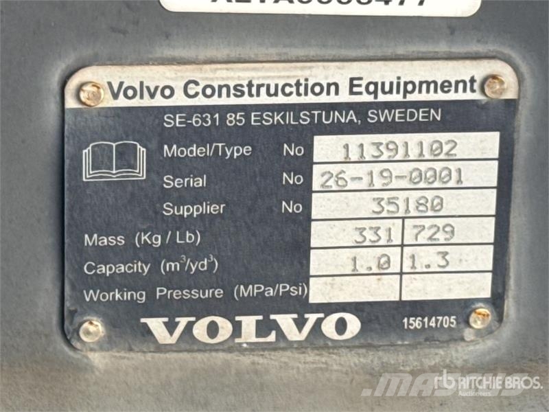 Volvo L30BKT1.3Y 75 in General Purpose Wheel Loader Buck Schaufeln