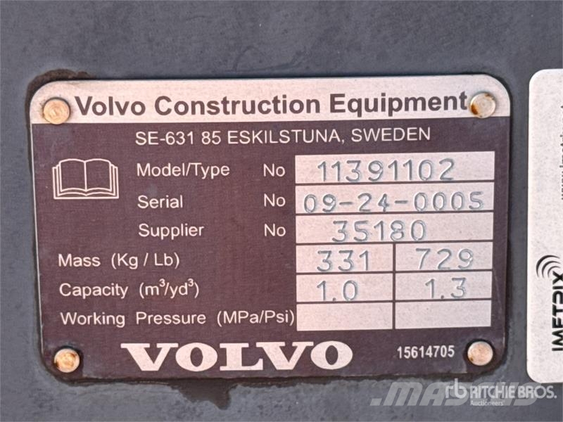 Volvo L30BKT1.3Y 75 in General Purpose Wheel Loader Buck دلاء