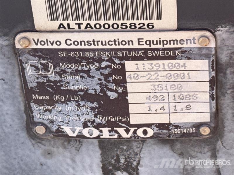 Volvo L45BKT1.8Y 88 in General Purpose Wheel Loader Buck Žlice