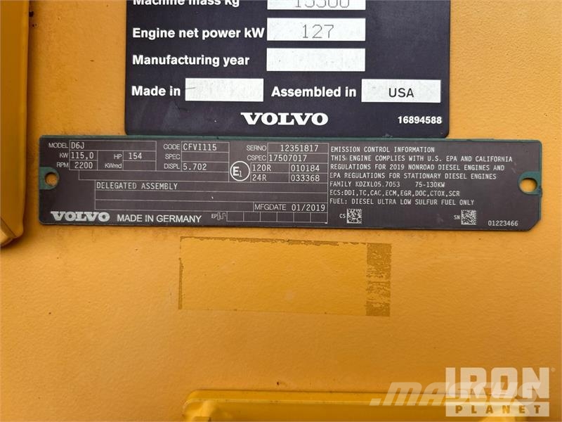 Volvo L70H Wheel Loader 轮式装载机