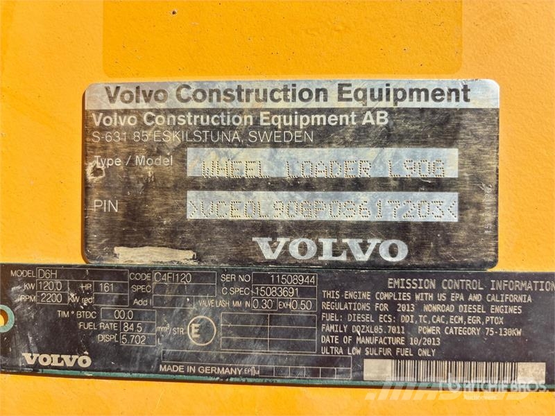 Volvo L90G Wheel Loader 휠로우더