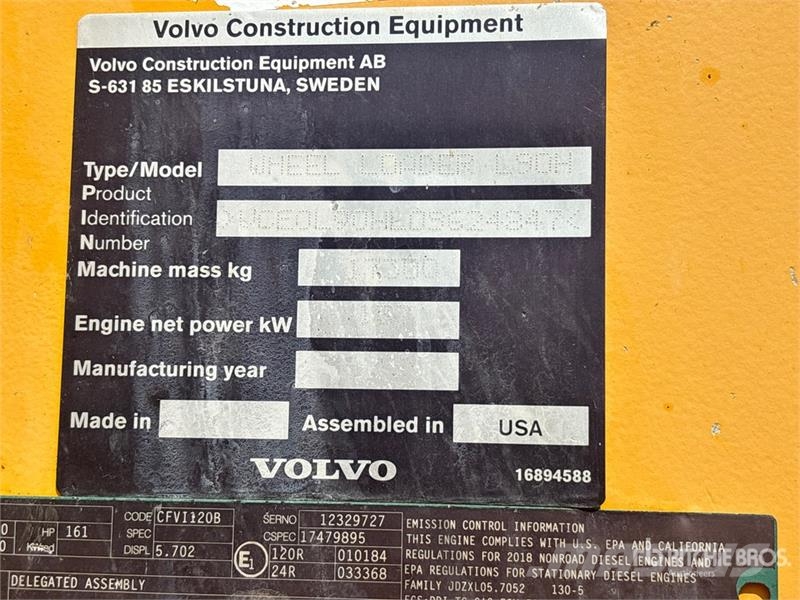 Volvo L90H Wheel Loader 휠로우더
